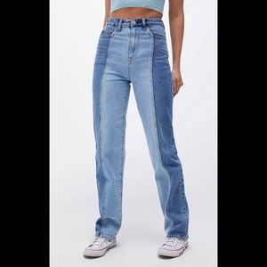 NWT Pacsun Eco Two-Tone '90s Boyfriend Jeans Size 28
